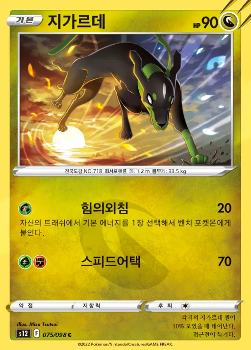 Front of 지가르데 75, 패러다임트리거 Korean