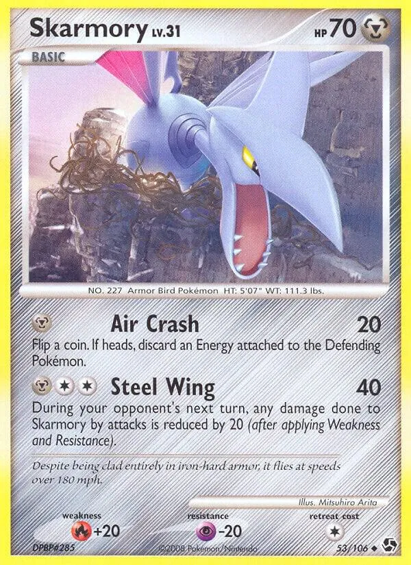 Diamond & Pearl—Great Encounters 英語版 Skarmory 53 カード表面