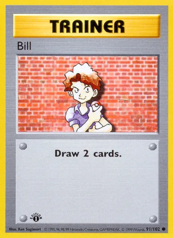 Base Set 英語版 Bill 91 カード表面