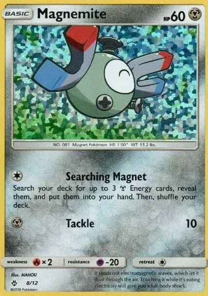 McDonald's Collection 2018 英語版 Magnemite 8 カード表面