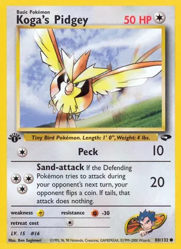 Koga's Pidgey 80 ¥191