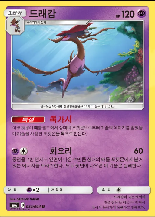 Front of 드래캄 39, 금단의 빛 Korean
