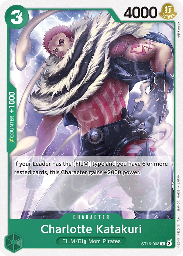 GREEN Uta 英語版 Charlotte Katakuri ST16-003 カード表面