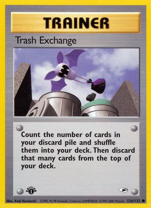 Gym Heroes 英語版 Trash Exchange 126 カード表面