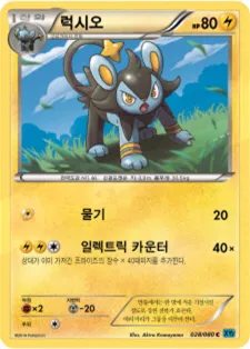 Front of 럭시오 28, 와일드 블레이즈 Korean