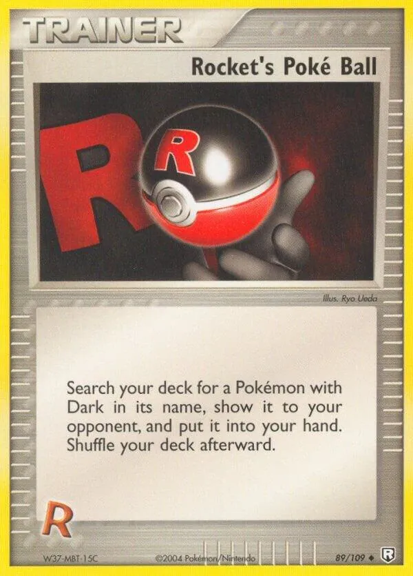 EX Team Rocket Returns 영어판 Rocket's Poké Ball 89 카드 앞면