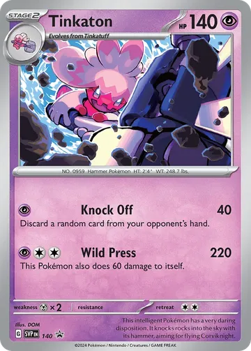 Tinkaton 140 $1.74