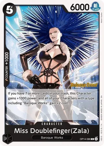 Miss Doublefinger(Zala) OP14-086 · プレリリース ¥275