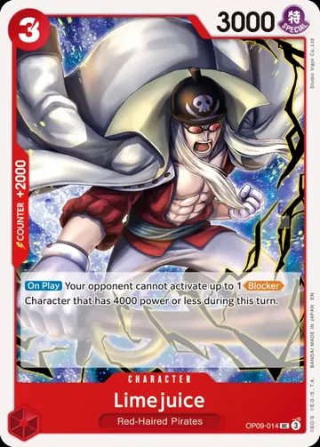 Limejuice OP09-014 · Reprint 2 · Pirate $0.22