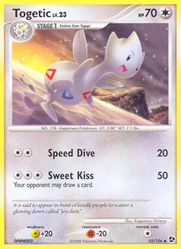 Diamond & Pearl—Great Encounters 英語版 Togetic 55 カード表面