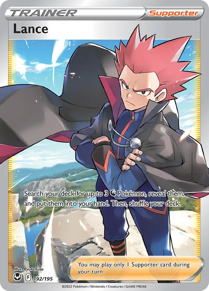 Sword & Shield—Silver Tempest 영어판 Lance 192 카드 앞면