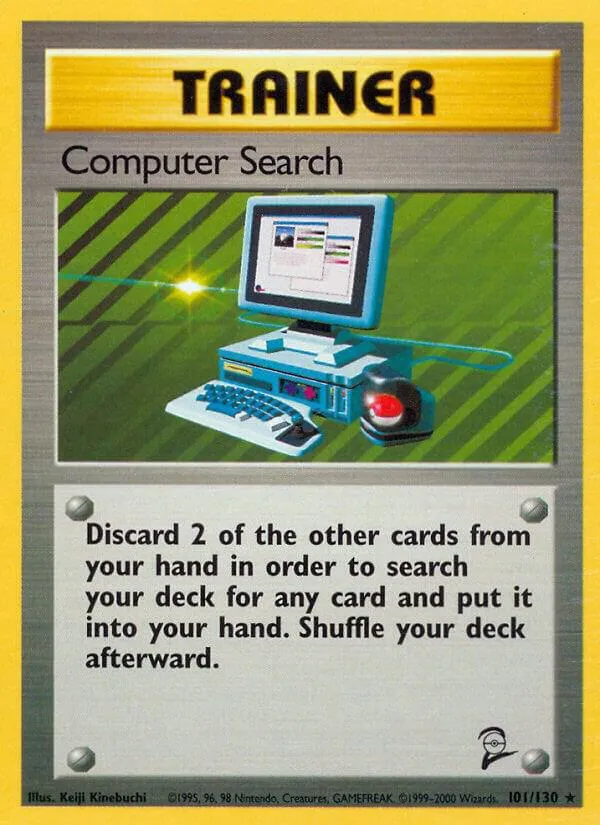 Base Set 2 英語版 Computer Search 101 カード表面