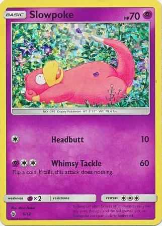 Front of Slowpoke 5, McDonald's Collection 2018 English