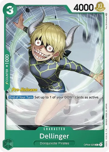 Dellinger OP04-029 · Pre-Release $1.09
