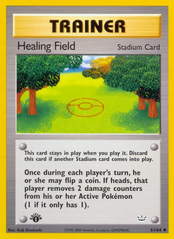 Neo Revelation 英語版 Healing Field 61 カード表面