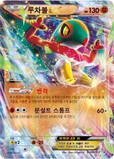 XY 프로모 카드 韓国語版 루차불 EX 10 カード表面