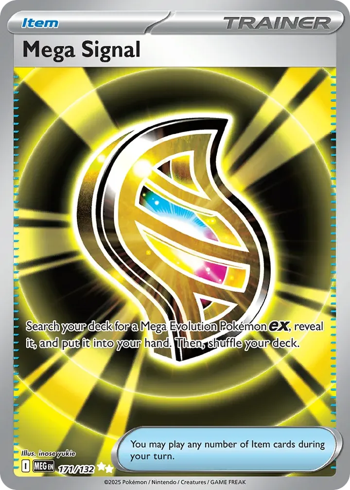 Mega Evolution 영어판 Mega Signal 171 카드 앞면