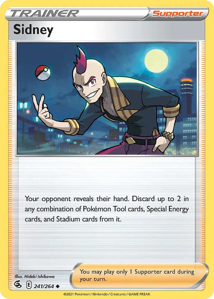 Sword & Shield—Fusion Strike 英語版 Sidney 241 カード表面