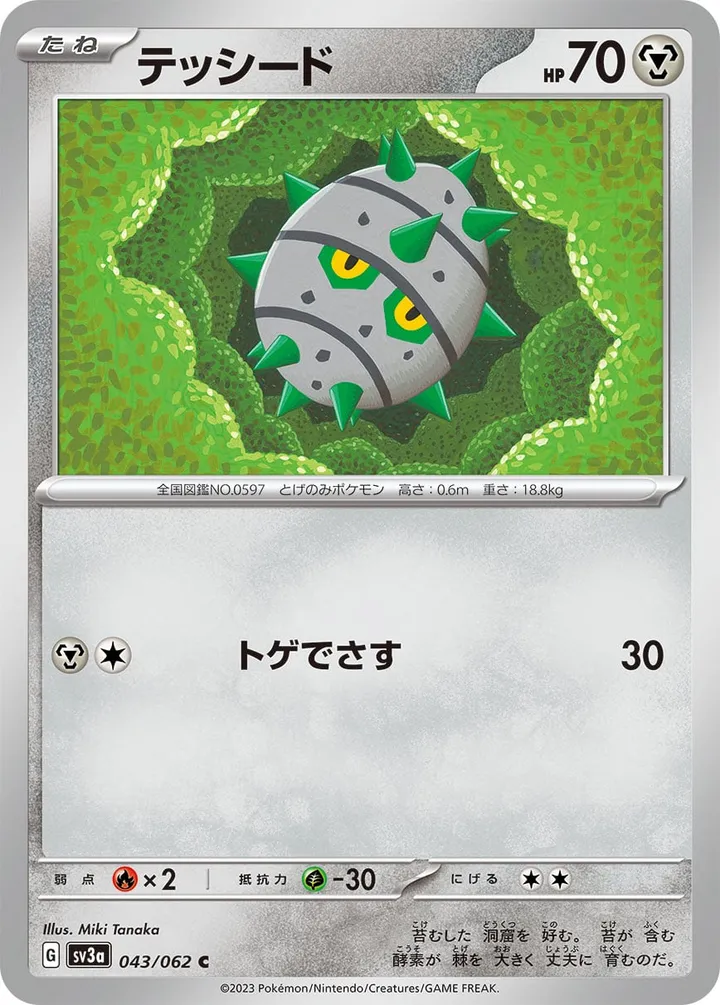 Front of Ferroseed 43, レイジングサーフ Japanese