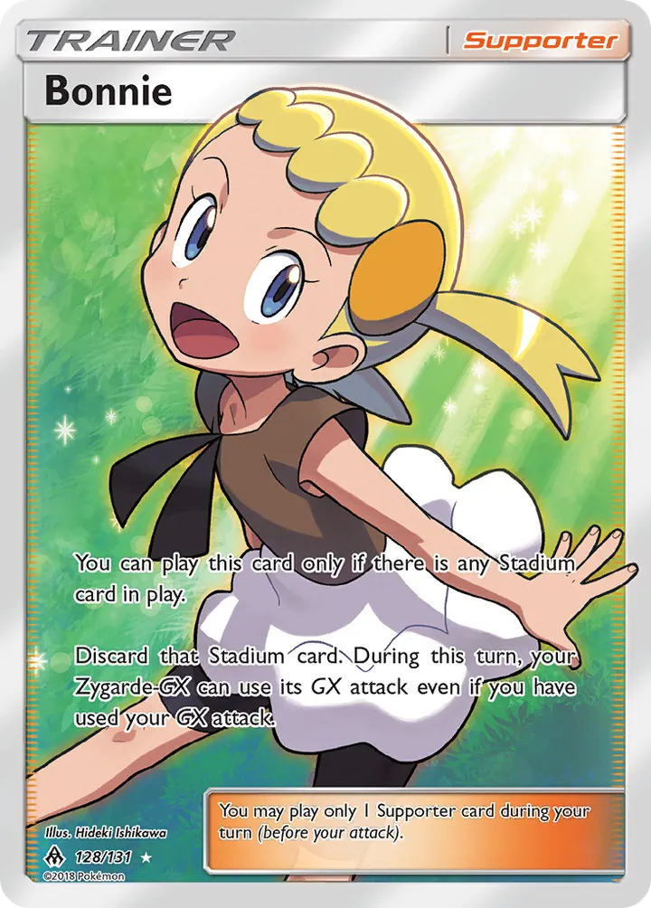 Sun & Moon—Forbidden Light 영어판 Bonnie 128 카드 앞면