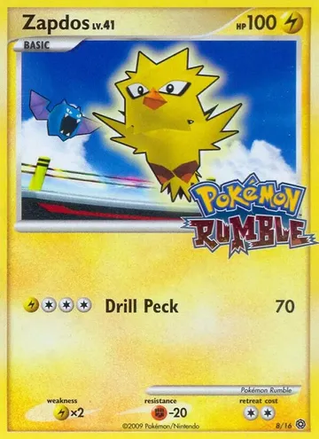 Zapdos 8 $250.00