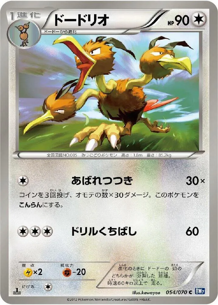Front of Dodrio 54, プラズマゲイル Japanese