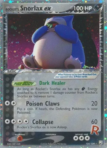 Rocket's Snorlax ex 104 ₩536,188