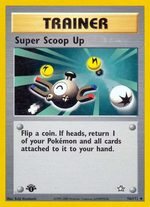 Neo Genesis 英語版 Super Scoop Up 98 カード表面
