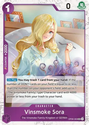 Vinsmoke Sora OP06-063 · Reprint · Pirate $0.24