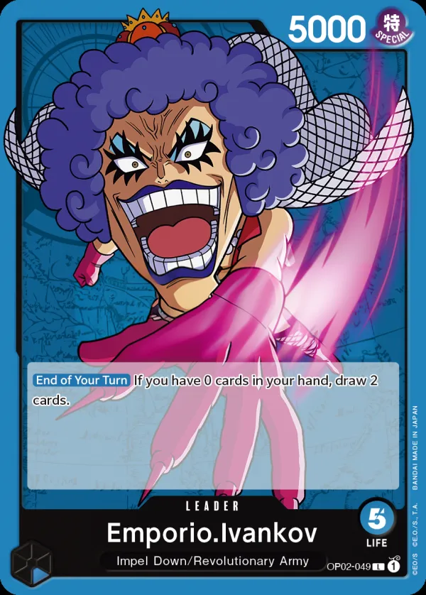 Paramount War 英語版 Emporio.Ivankov OP02-049 カード表面