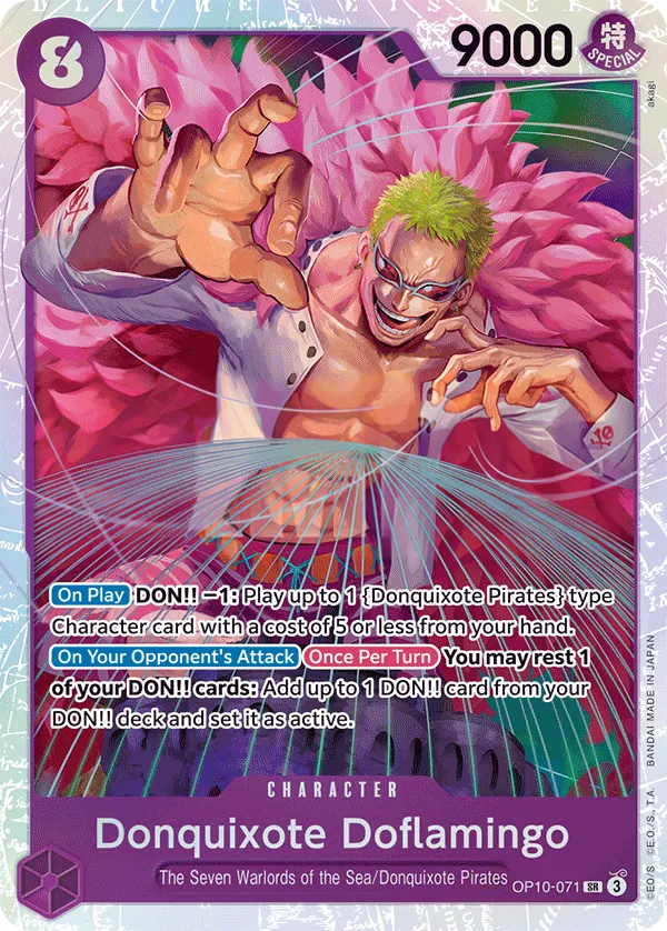 Royal Blood 英語版 Donquixote Doflamingo OP10-071 カード表面