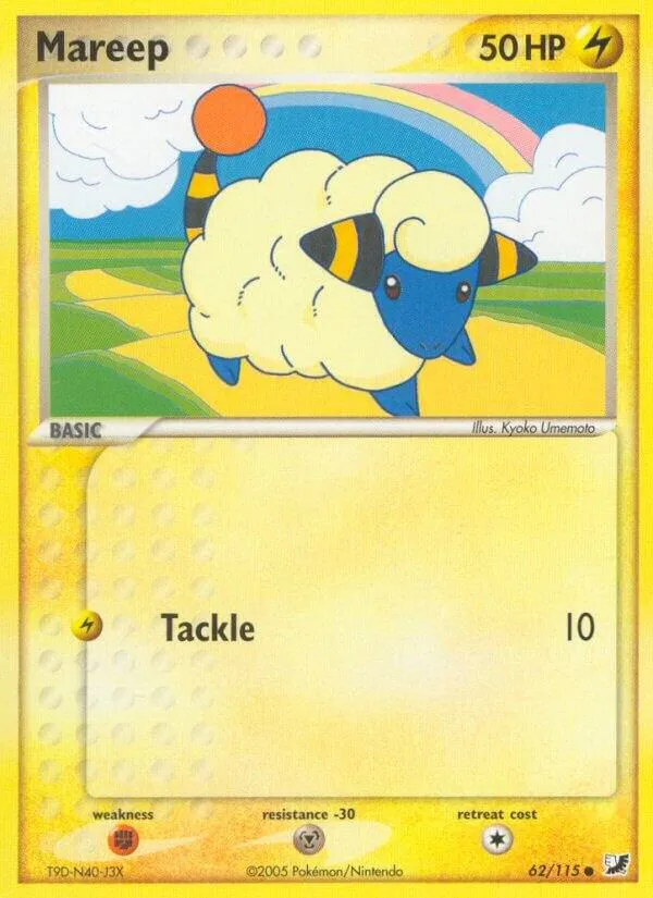 EX Unseen Forces 英語版 Mareep 62 カード表面