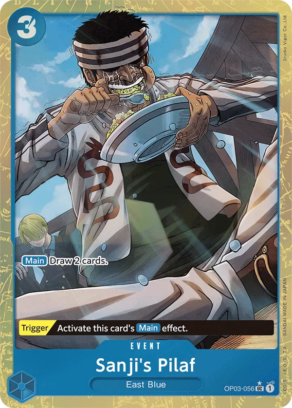 Pillars of Strength 영어판 Sanji's Pilaf OP03-056 · 패럴렐 4 카드 앞면