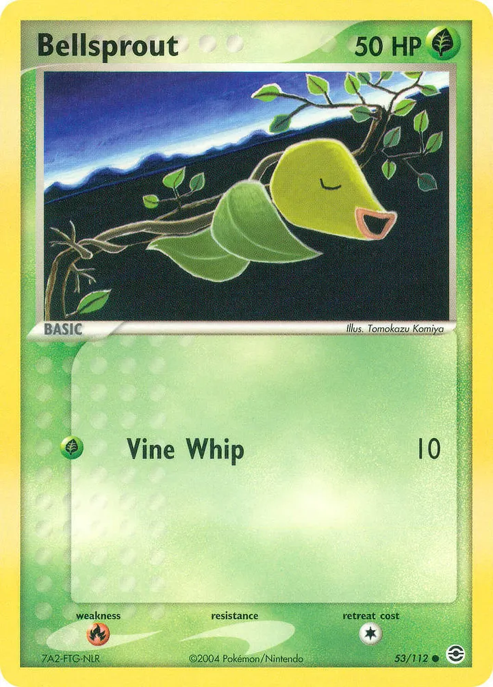 EX FireRed & LeafGreen 英語版 Bellsprout 53 カード表面