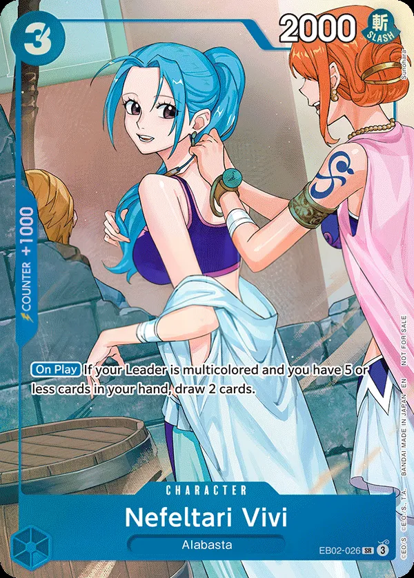 Anime 25th Collection 영어판 Nefeltari Vivi EB02-026 · 패럴렐 2 카드 앞면