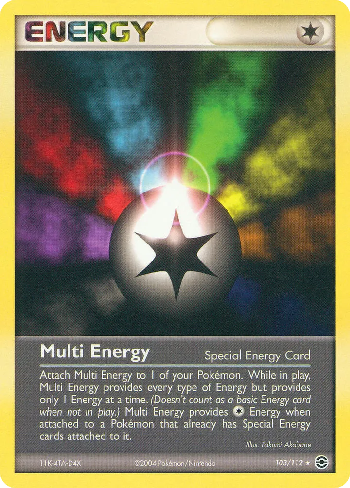 EX FireRed & LeafGreen 영어판 Multi Energy 103 카드 앞면