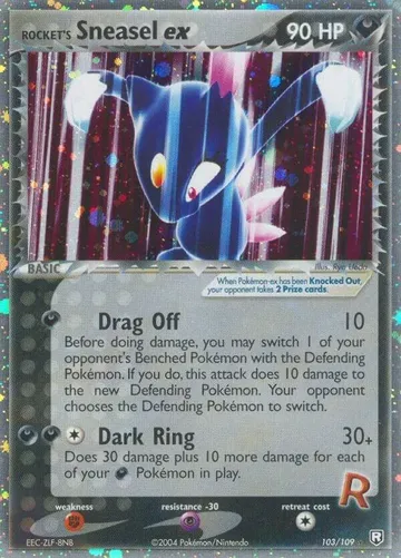 Rocket's Sneasel ex 103 $250.00