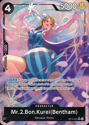 Mr.2.Bon.Kurei(Bentham) OP14-091 · Parallel $23.09