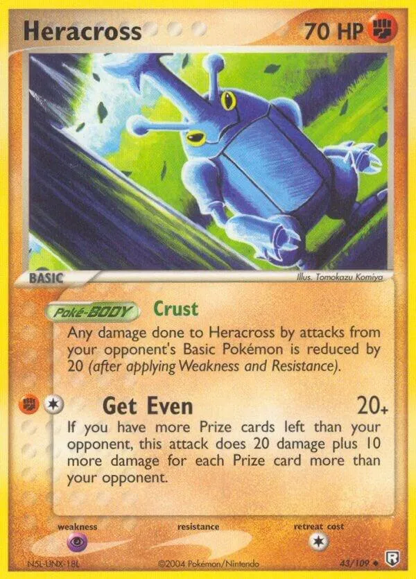 EX Team Rocket Returns 영어판 Heracross 43 카드 앞면