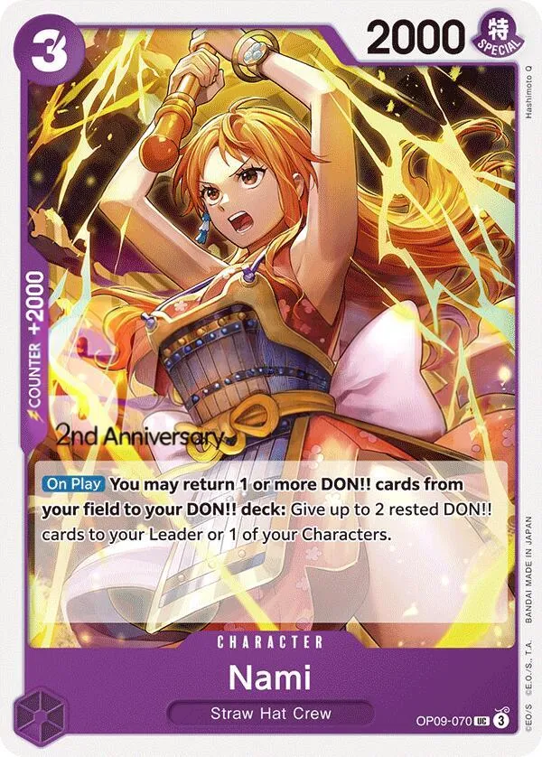 Front of Nami OP09-070 · Anniversary, Emperors in the New World English