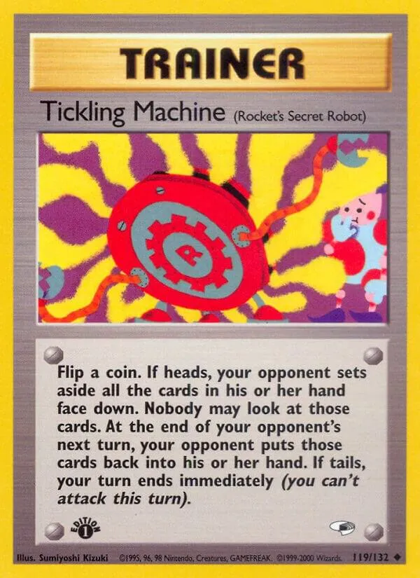 Gym Heroes 영어판 Tickling Machine 119 카드 앞면