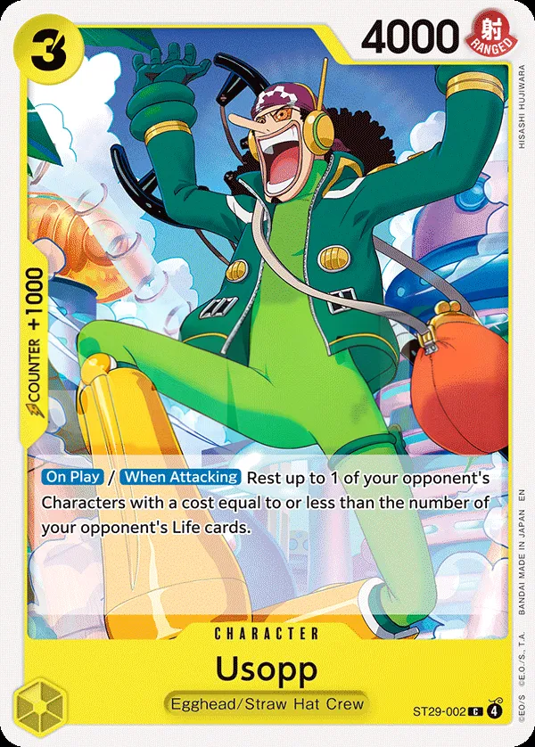 Front of Usopp ST29-002, Egghead English