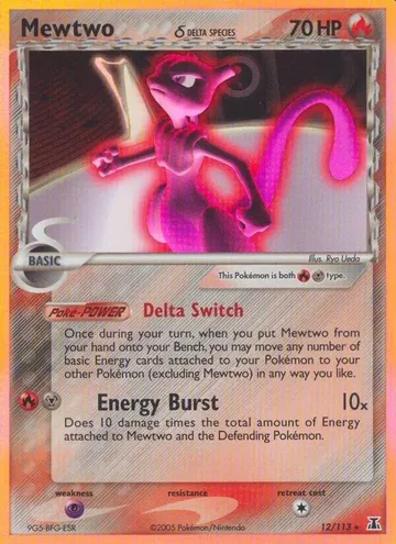 Mewtwo δ 12 $320.00