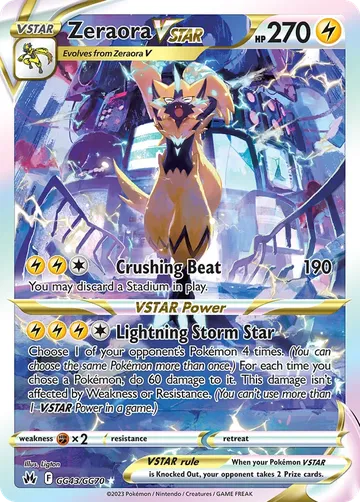 Zeraora VSTAR GG43 $18.97