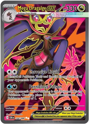 Mega Dragalge ex 104 $1.94