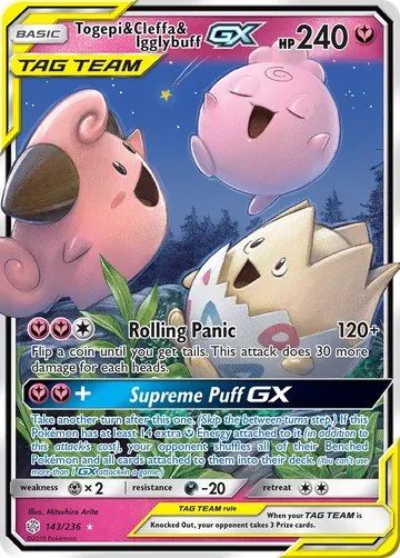 Togepi & Cleffa & Igglybuff-GX 143 $63.47