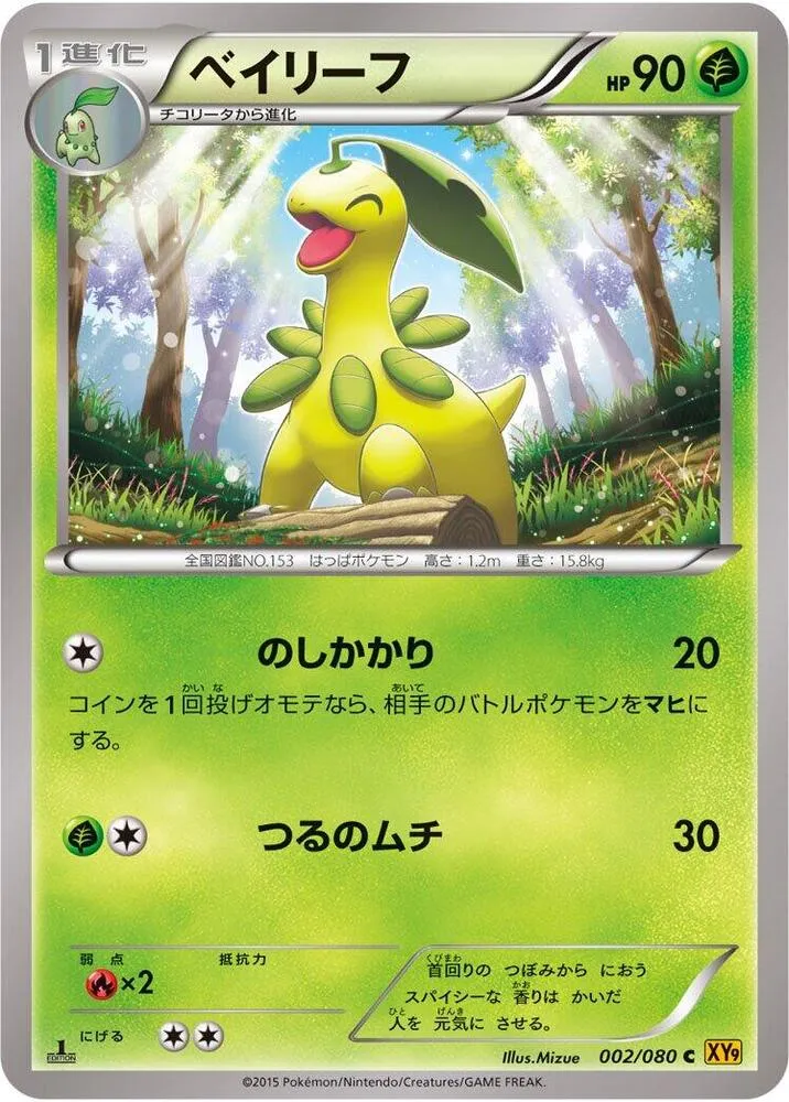 Front of Bayleef 2, 破天の怒り Japanese