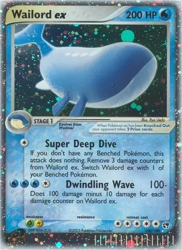 Wailord ex 100 $146.52