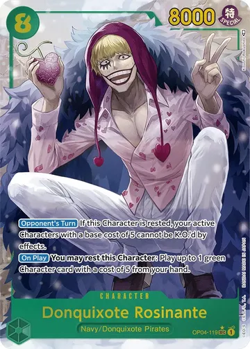 Donquixote Rosinante OP04-119 · パラレル ¥1,005