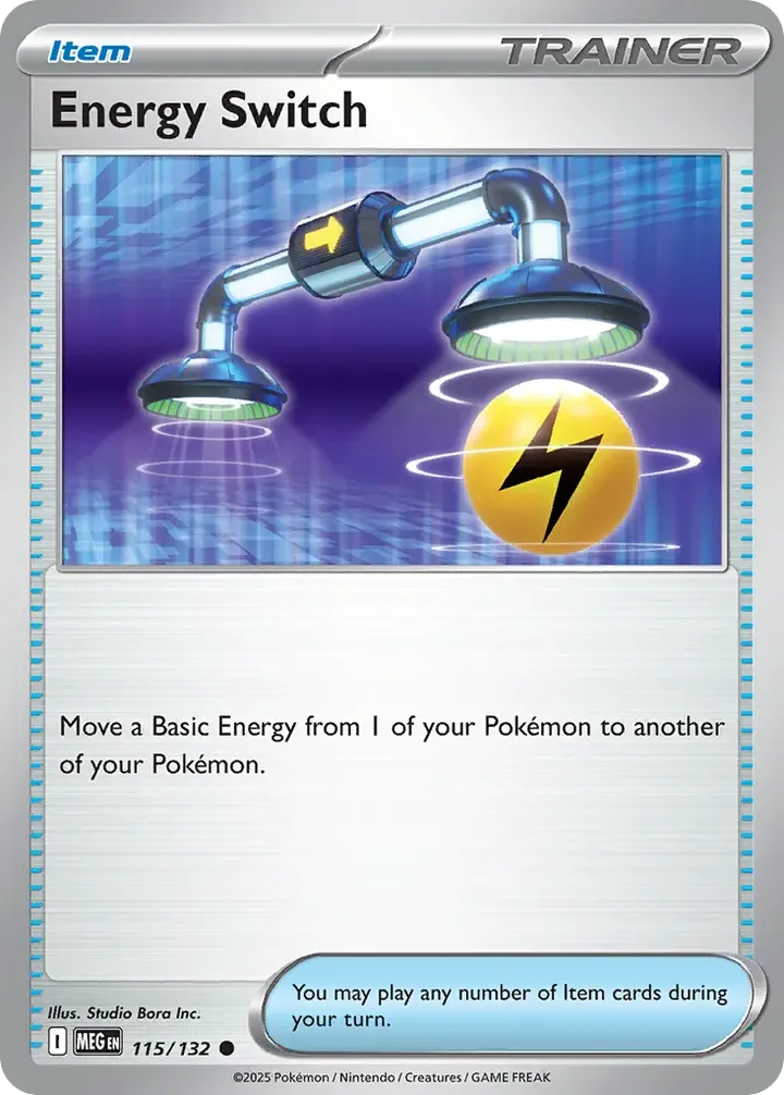 Mega Evolution 英語版 Energy Switch 115 カード表面